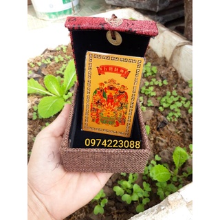 thẻ ngũ lộ thần tài bản kim loại để ốp, ví siêu bền đẹp