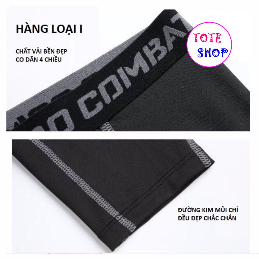 [Free ship] QUẦN GIỮ NHIỆT- TẬP GYM - CHƠI BÓNG RỔ - THỂ THAO COMBAT. Quần Legging Nam Q01