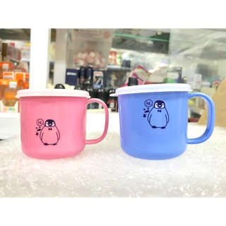 Cốc nhựa Nhật có nắp dẻo 200ml cho bé