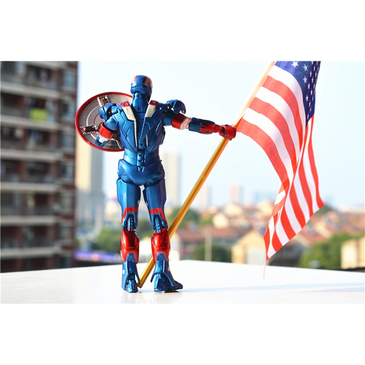 Mô hình đồ chơi nhân vật Iron man người sắt Patriot Tony Stark hãng Zd Toy - Avengers, infinity war