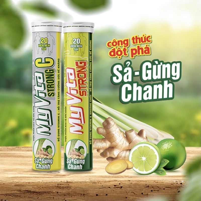 MyVita Strong  - Bổ sung Vitamin c, tăng cường sức đề kháng