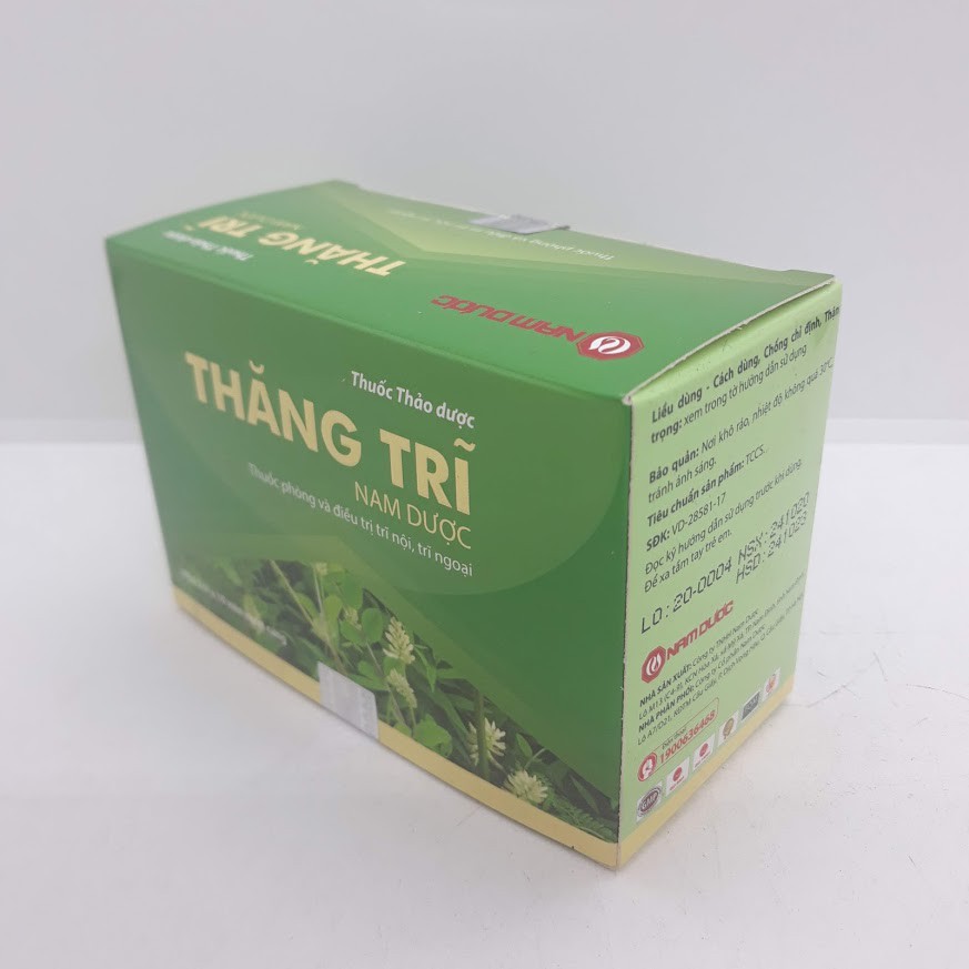 Thăng Trĩ Nam Dược- giúp phòng ngừa và hỗ trợ điều tri trĩ nội, trĩ ngoại- hộp 60 viên