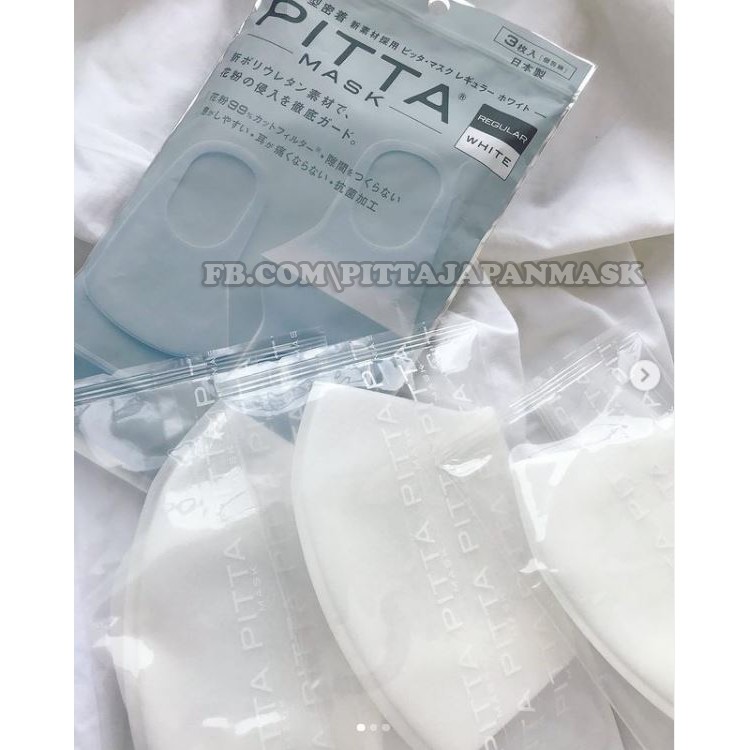 [Chính Hãng] Khẩu Trang Pitta Mask Nội Địa Nhật Bản - Pitta Mask Màu Trắng