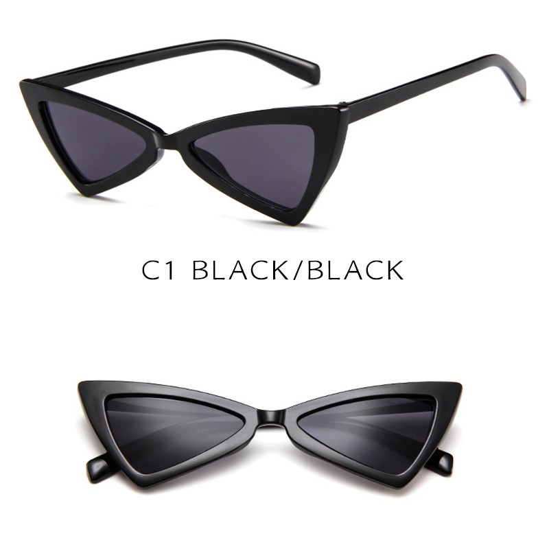 Kính mát mắt mèo chống tia UV400 phong cách Hàn Quốc cho nữ