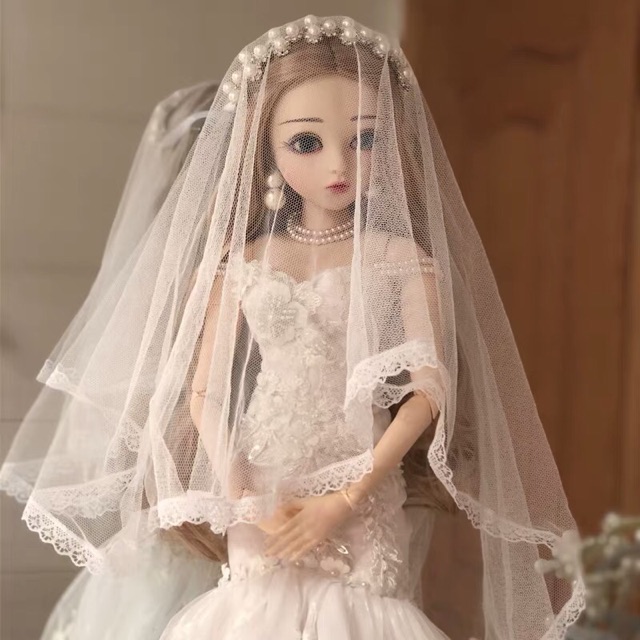 Búp bê bjd 60cm mặc váy đuôi cá