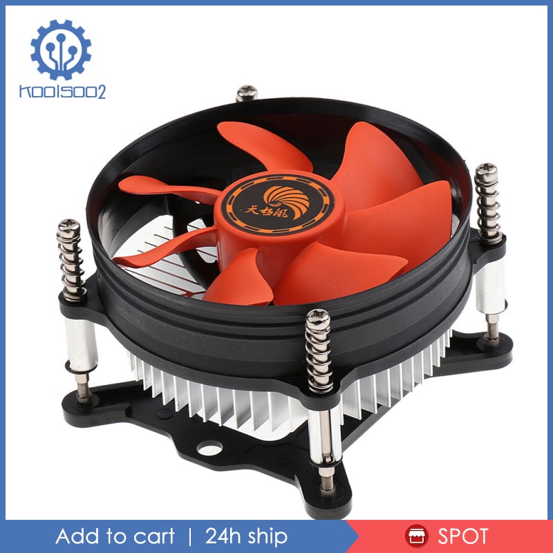 1 Gói 2 Quạt Tản Nhiệt Làm Mát CPU Cho Intel Socket 1150