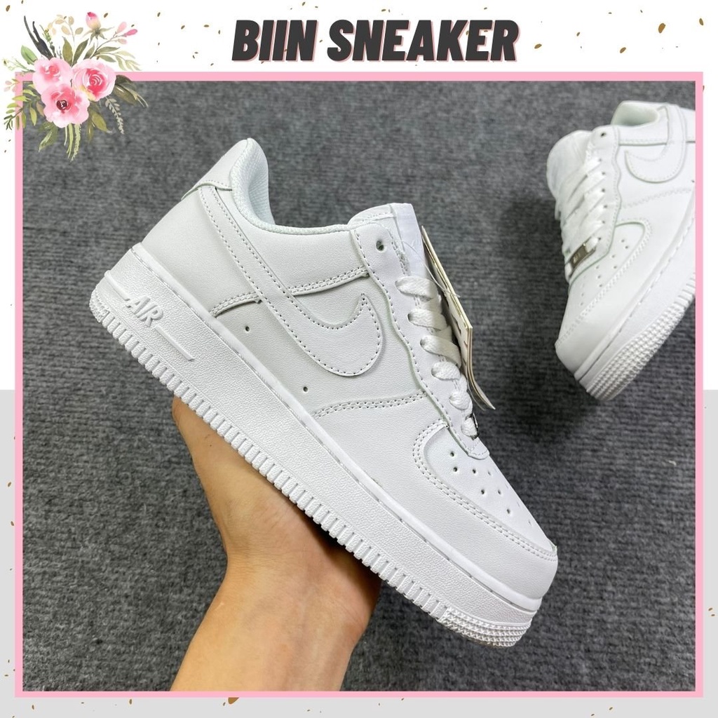[🔔 XẢ KHO] Giày 𝐍𝐢𝐤𝐞 trắng, 𝐍𝐢𝐤𝐞 AF1 Màu Trắng Bản Đẹp Tiêu Chuẩn Hot Hit 2021