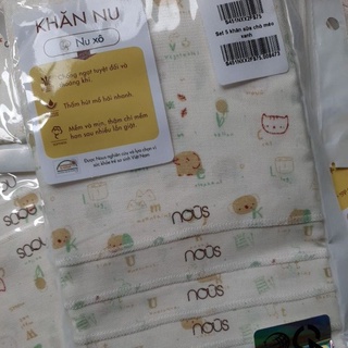 Khăn sữa Nous set/ 5 cái (9 mẫu)