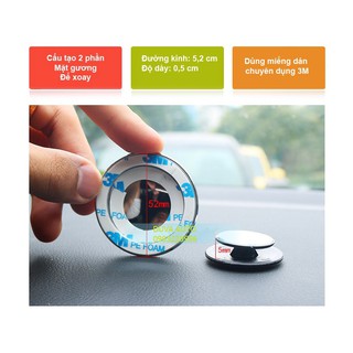 Gương cầu lồi 360 độ ô tô