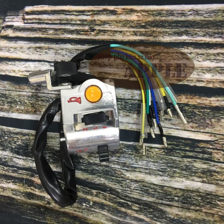 Cụm công tắc tay lái xe CUB 81 BÊN TRÁI - Cùm công tắc bên trái tay lái xe Cub 81 - A2004