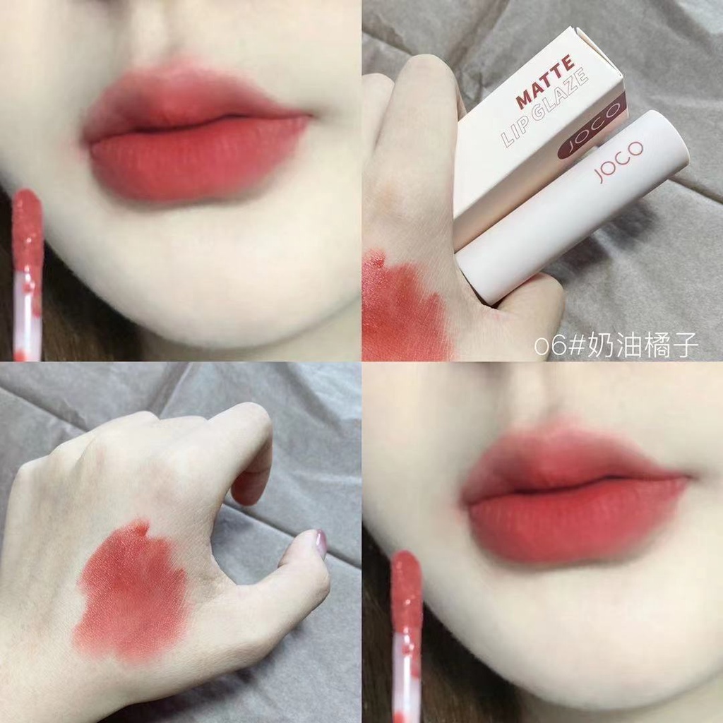 Son Kem Lì JOCO Mềm Mịn Như Nhung Chống Thấm Nước Chống Khô Môi Lâu Trôi