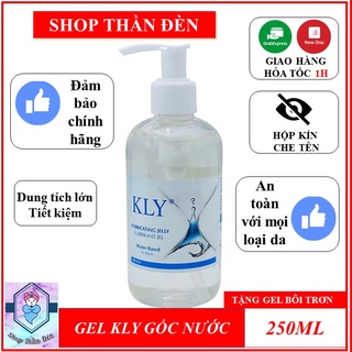 GEL BÔI TRƠN GỐC NƯỚC KLY 250ML - CÔNG TY TÂM THIỆN CHÍ
