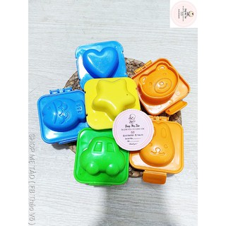 Khuôn cơm gấu , thỏ, cá, xe ô tô, ...cho bé