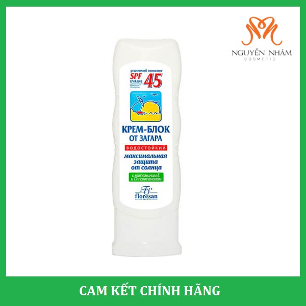 Kem Chống Nắng Dưỡng Trắng Da FLORESAN Nga SPF45 125ml