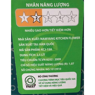 Nồi cơm điện Cookin KCJ-15A 2.5L