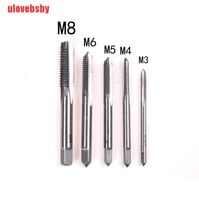 Bộ 5 mũi sáo thẳng cầm tay 3mm-8mm M3 M4 M5 M6 M8