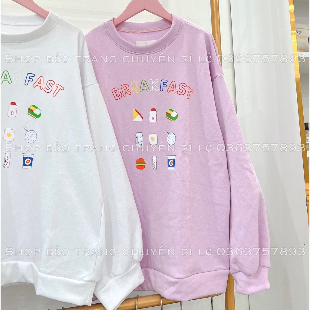 Áo Nỉ Sweater BREAK Cổ Tròn Chất Đẹp Dày Form Oversize Kiểu Dáng Unisex Nam Nữ Form Rộng