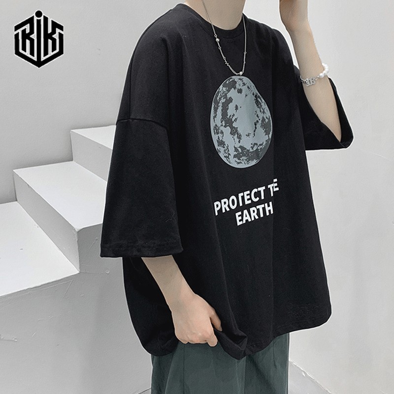 Áo thun tay lỡ unisex nam nữ phông form rộng oversize ATL150