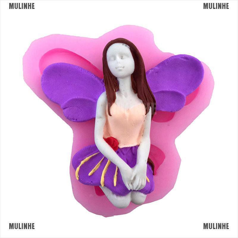 Khuôn Silicone Tạo Hình Thiên Thần Tiên 3D Trang Trí Bánh