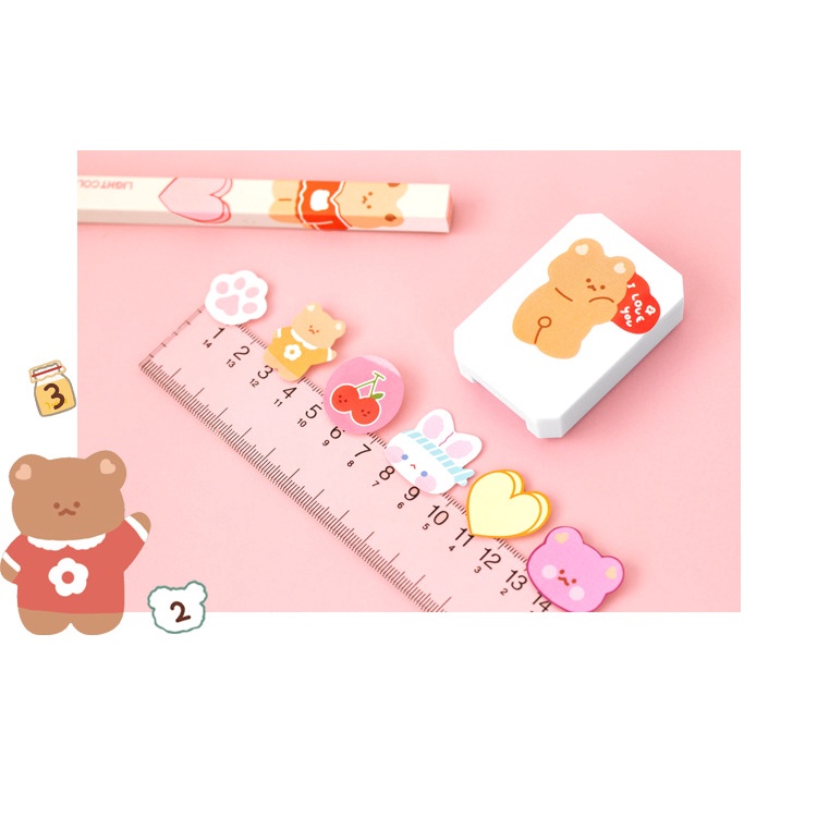 Sticker Giấy Set 2 Tấm Cute Baby Sticker Dán Trang Trí
