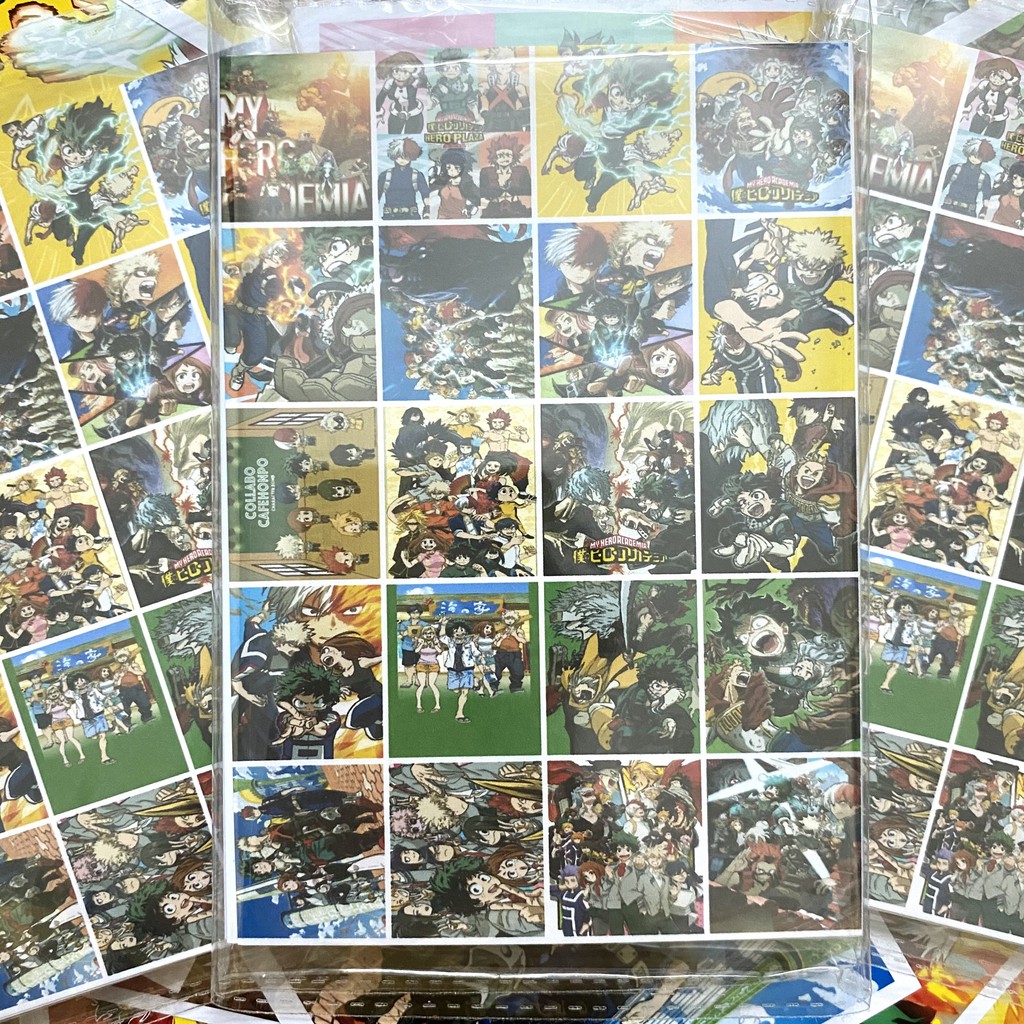 Bộ 20 tấm postcard Boku no Hero Academia - Học viện anh hùng