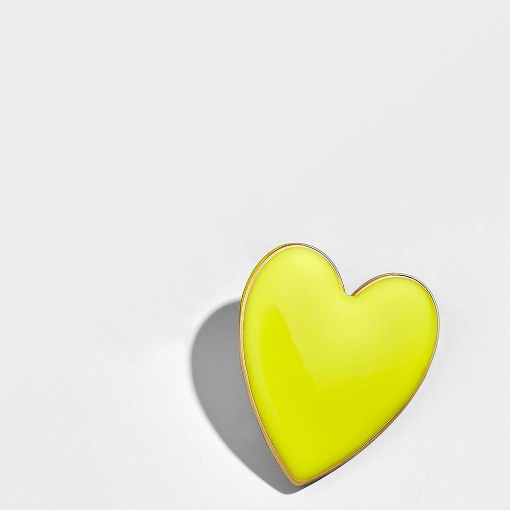 DANILO Bông Tai Tráng Men Hình Trái Tim Dễ Thương