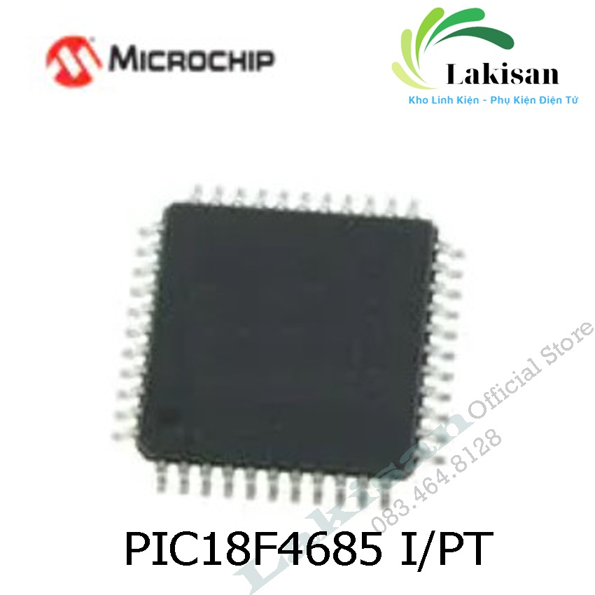 PIC18F4685 I/PT 8-bit Microcontrollers - MCU 96KB FL 3328bytes RAM 36I/O