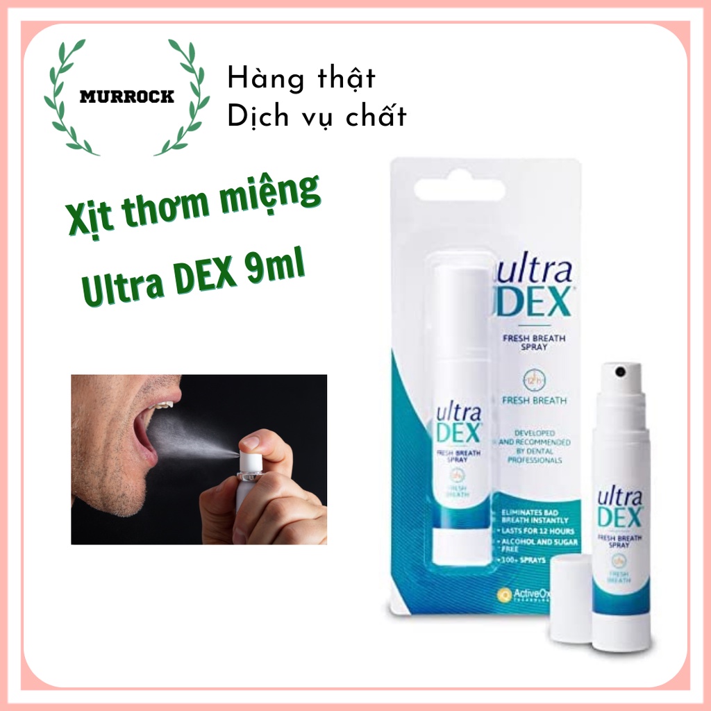 [Amazon’s Choice] Xịt thơm miệng Ultra Dex (UltraDex) Fresh Breath UK Anh Quốc 9ml