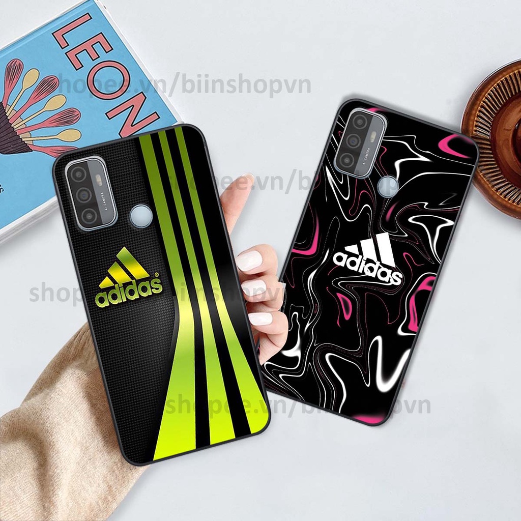 Ốp Oppo A53 in hình thương hiệu nhiều màu sắc thể thao cá tính thời trang