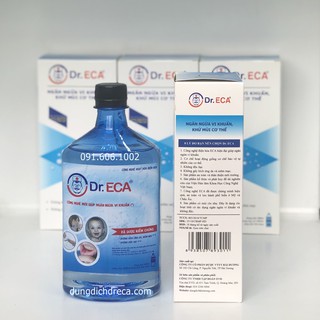 Combo 4 chai dung dịch khử trùng Dr.ECA 500ml