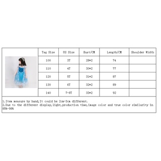 Đầm Công Chúa Elsa Cho Bé Gái