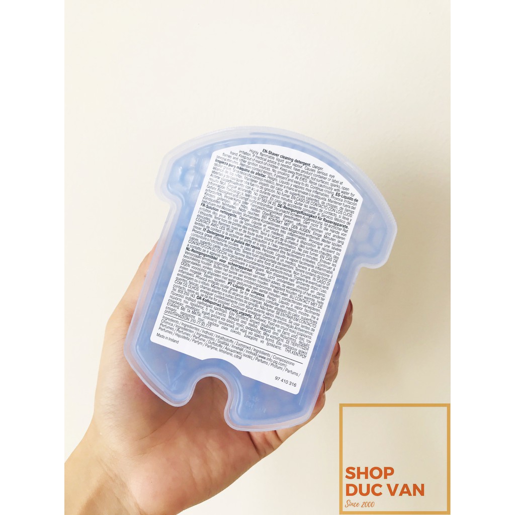 BÌNH NƯỚC RỬA CLEAN & RENEW CHO MÁY CẠO RÂU BRAUN (tách lẻ từ hộp 6 cái) - Shop Đức Vân