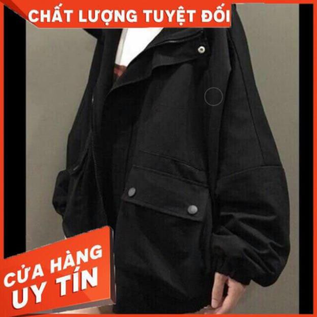 Áo khoác Kaki Unisex Trơn Màu Chuẩn Form Rộng Như Ảnh Cực Xinh Nam Nữ | BigBuy360 - bigbuy360.vn