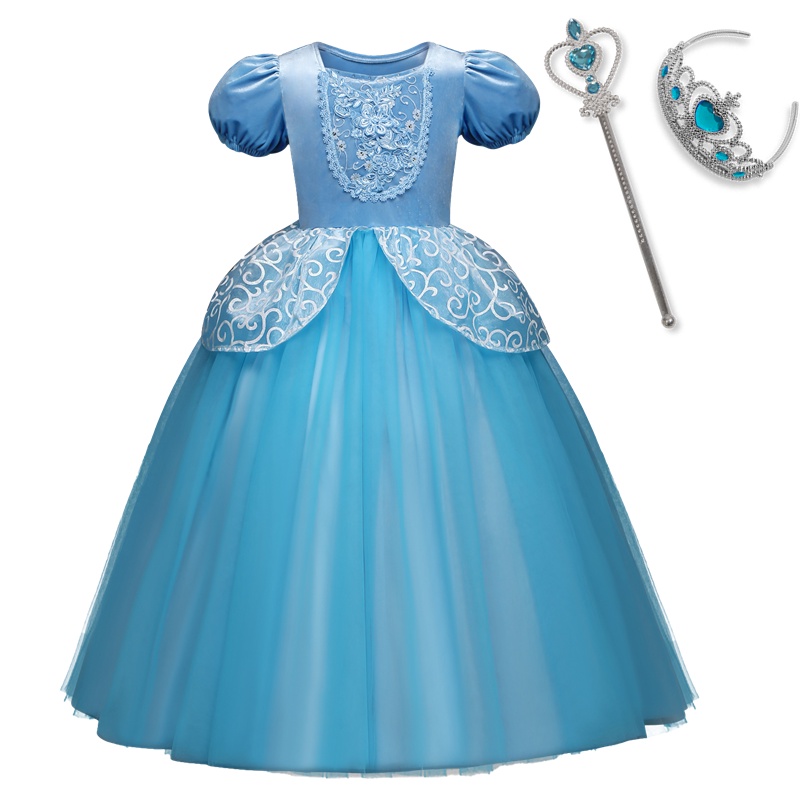 Đầm Hóa Trang Công Chúa Bạch Tuyết Bella Trong Phim Frozen Cho Bé Gái