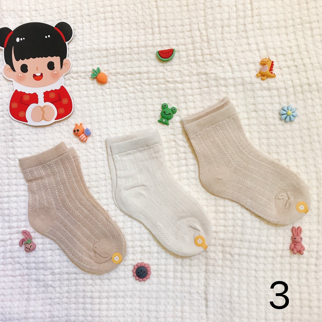 Tất chân tobe (0-12 tháng) cao cấp mềm mịn không dày chất đẹp cho bé trai bé gái