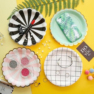 Đĩa giấy kẻ nhiều màu phụ kiện chụp ảnh sản phẩm