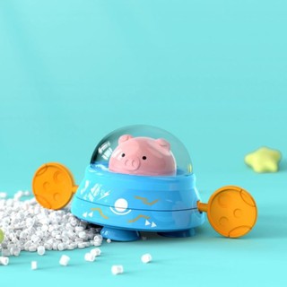 Đồ chơi trong phòng tắm hình lợn và cún con kéo dây cót tự bơi vận động cho các bé