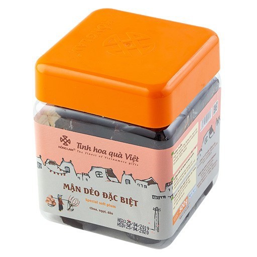 Ô Mai (Xí Muội) Mận Dẻo Đặc Biệt Hồng Lam - Vị Chua Ngọt Dẻo - Hộp, gói (200gr, 300gr, 500gr)