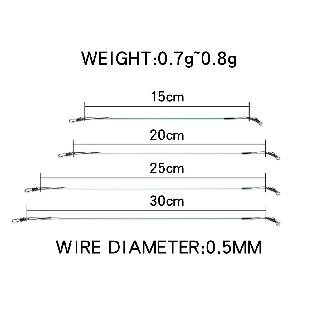 Dây Câu Cá Bằng Thép Không Gỉ Nhiều Kích Thước Tiện Dụng