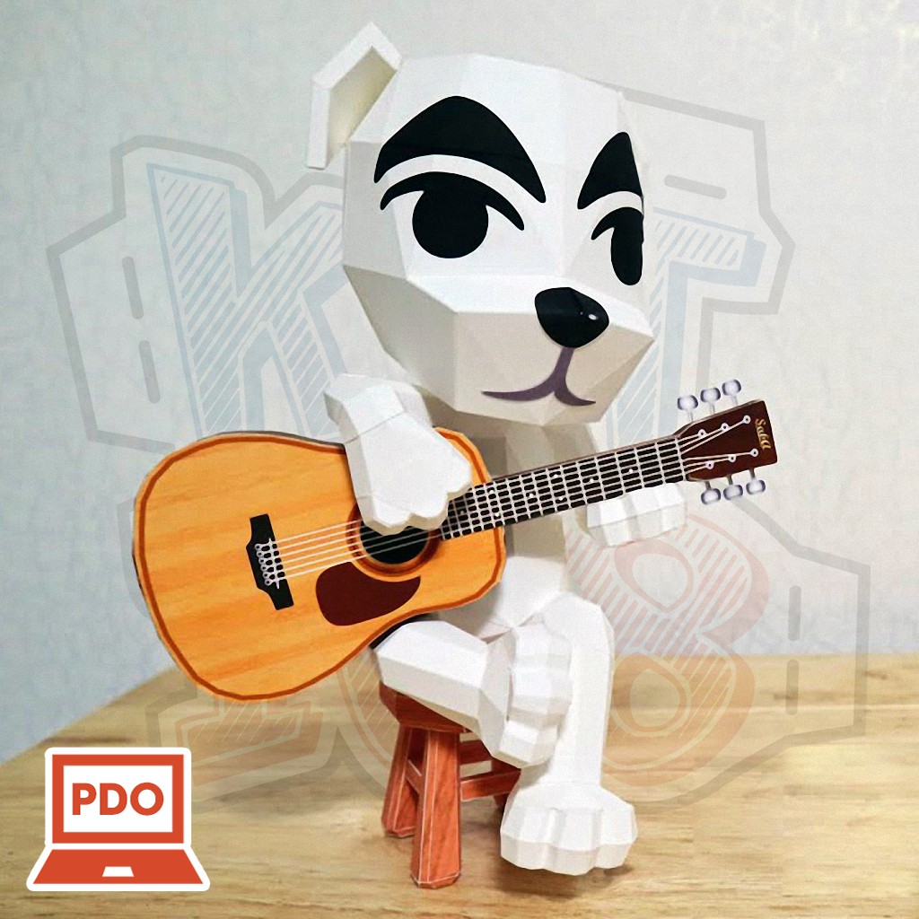 Mô hình giấy Anime Game K.K. Slider