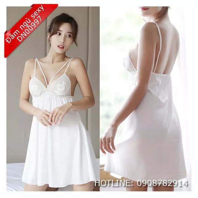 Đầm ngủ lụa sexy DN00997