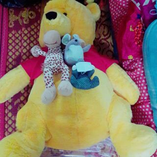 Gấu poo ôm kim trinh trần