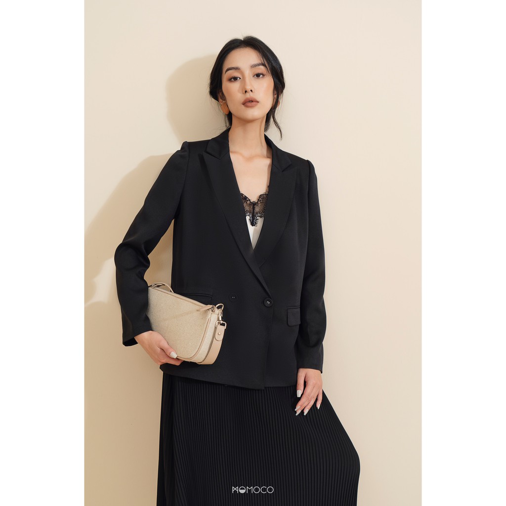 Áo Blazer Nữ Dáng Suông MOMOCO 02 Lớp Trẻ Trung Thanh Lịch M2699 | BigBuy360 - bigbuy360.vn