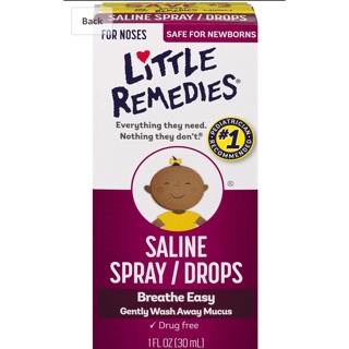 DUNG DỊCH NHỎ MŨI LITTLE REMEDIES