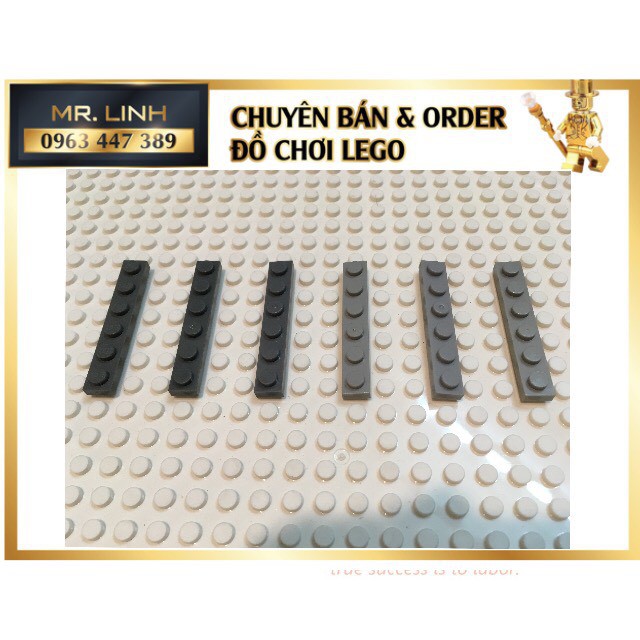 Lego part cơ bản 1x6 dẹt các màu sắc ( 20c )