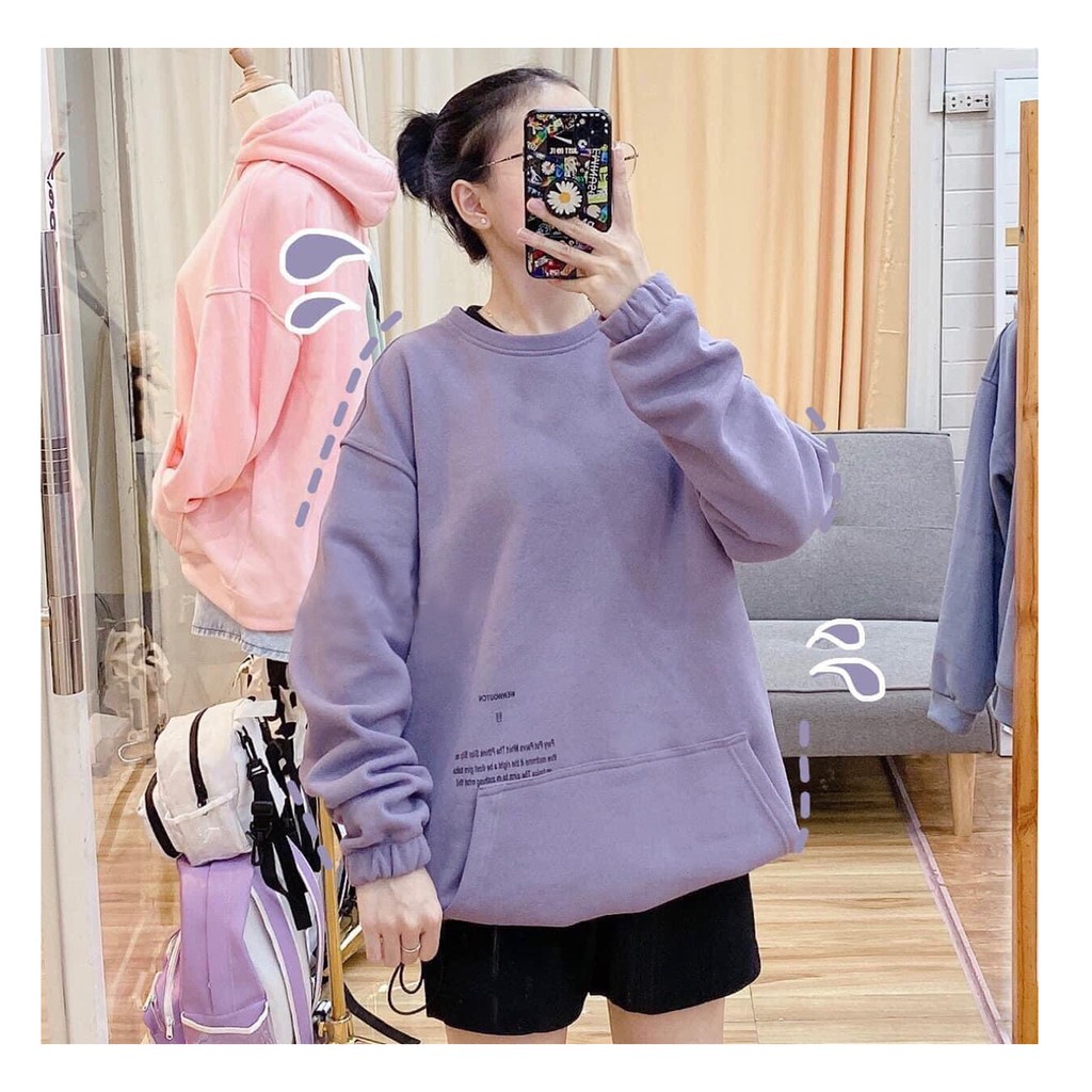 Áo khoác nỉ sweater ZAMAC chất vải dày, ấm form rộng tay bồng - ZA0010 | BigBuy360 - bigbuy360.vn
