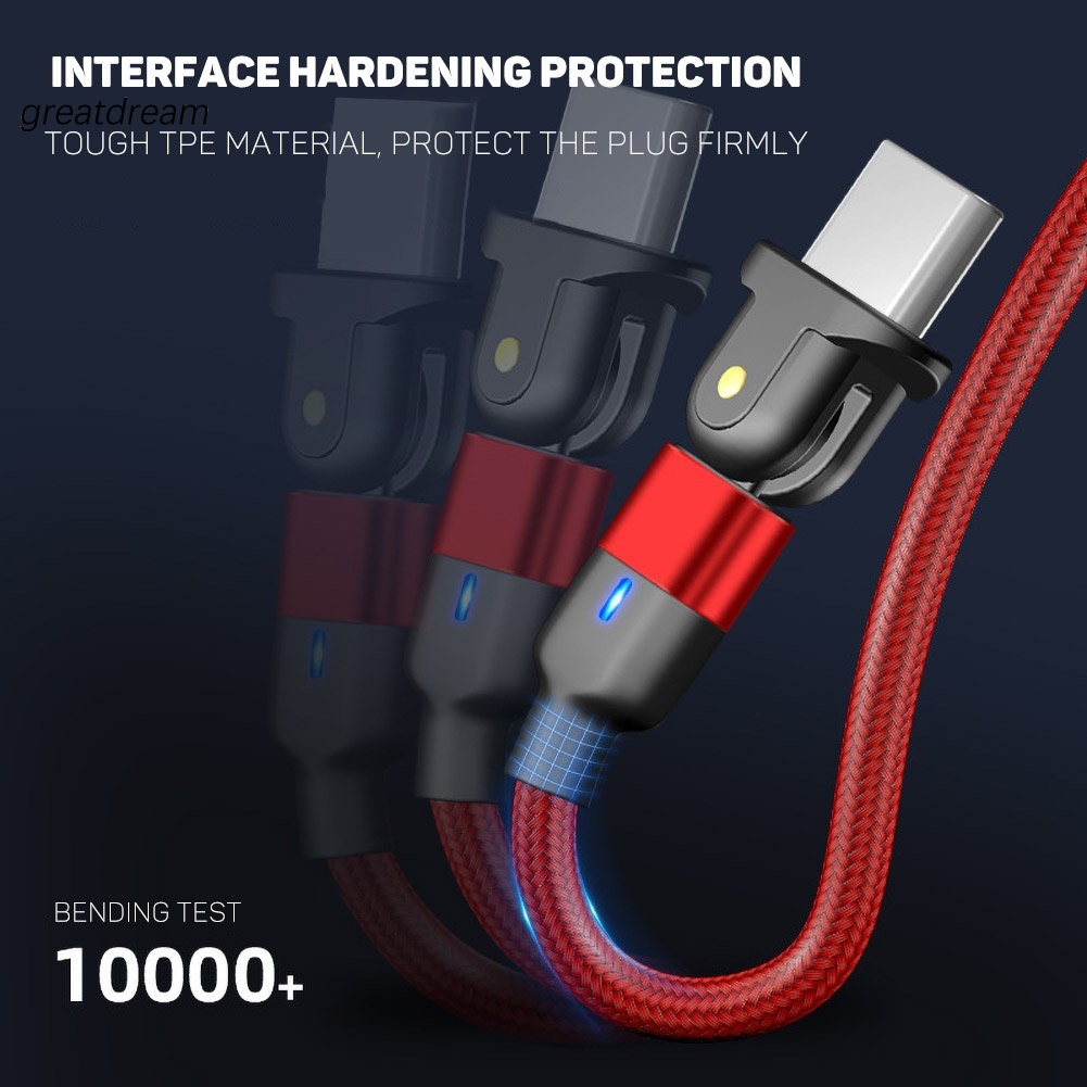 Cáp Sạc Nhanh Cổng Micro USB Type-C 5A Cho Điện Thoại Android