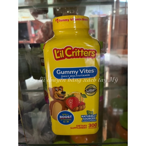 🍭🍭🍭 KẸO DẺO BỔ SUNG VITAMIN TỔNG HỢP GUMMY VITES của Mỹ - KẸO GẤU Vitamin(Gunmy tổng hợp) - DÀNH CHO TRẺ BIẾNG ĂN 🍭🍭🍭