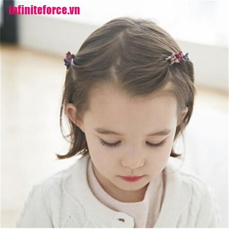 Bộ 50 Kẹp Tóc Nhựa Hình Bông Hoa