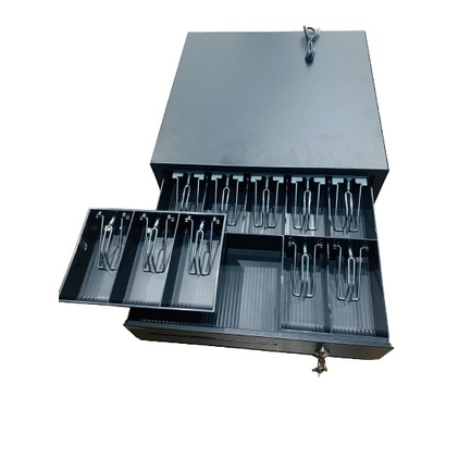 Ngăn kéo đựng tiền cỡ lớn Roco 407,Két thu ngân kết nối máy in hoá đơn,phần mềm quản lý bán hàng